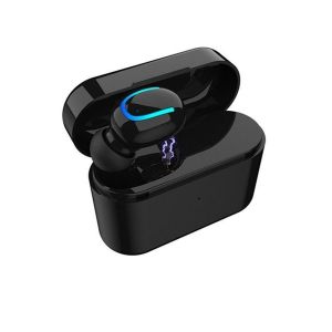 HWMarket - מחשבים, לפטופים, אוזניות במקום אחד אוזניות In Ear Single Mini bluetooth 5.0 Earphone Stereo IPX5 Waterproof Power Bank Headset With 1200mAh Charging Case
