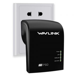 HWMarket - מחשבים, לפטופים, אוזניות במקום אחד מגדילי טווח WiFi Wavlink 750Mbps Dual Band 3 in One Wifi Repeater Router Built-in Antenna UK/EU/US Plug 