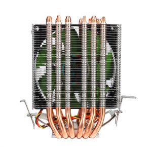 HWMarket - מחשבים, לפטופים, אוזניות במקום אחד קירור אוויר למעבד 3 Pin 1 Fan 4 Heatpipes CPU Cooling Fan Cooler Heatsink for Intel AMD 