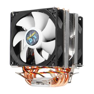 HWMarket - מחשבים, לפטופים, אוזניות במקום אחד קירור אוויר למעבד 3 Pin 4 Heatpipes CPU Cooling Fan Cooler Heatsink for Intel AMD 