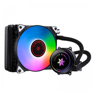HWMarket - מחשבים, לפטופים, אוזניות במקום אחד קירור מים למעבד 120mm Liquid Integrated CPU Cooler Water Cooling System Colorful Breathing Lights Radiator Single Fan For Intel AMD