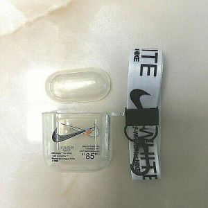    Nike Apple AirPods Generation 3 Clear Plastic Protective Case Cover Lanyard