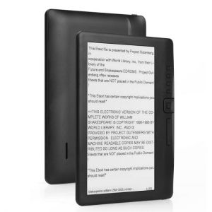 8GB Ebook reader smart with 7 inch HD screen digital E book+Video+MP3 music player Color screen ELECTSHONG